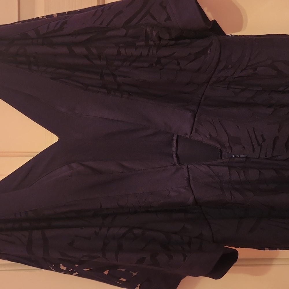 Lane Bryant SZ 18/20 Navy Cold Shoulder Dress - Picture 3 of 14